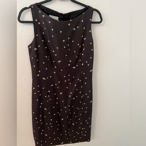 Akris Punto dark grey polka dot dress